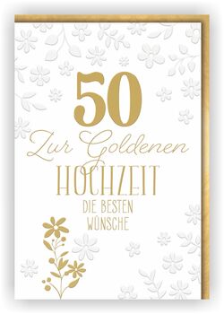 Bill. Gold Hochzeit gestanzt