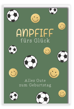 Bill. Geburtstag Fußball