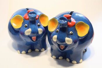 Spar Elefant blau 13 cm