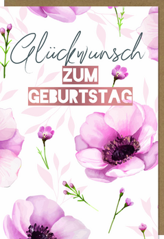 Bill. Geburtstag Blumen