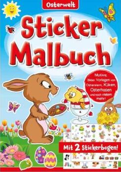 Sticker Malbuch Osterzeit