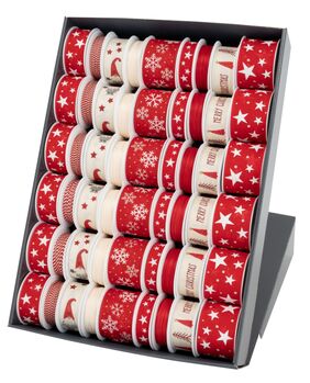 Zierband Display Spulen/54
