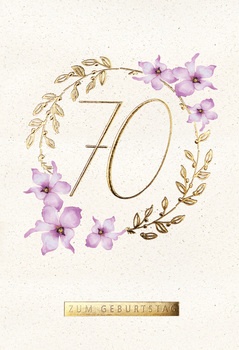 Bill. Fixzahl Blumenkranz 70