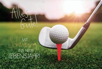 Bill. Geburtstag Golf