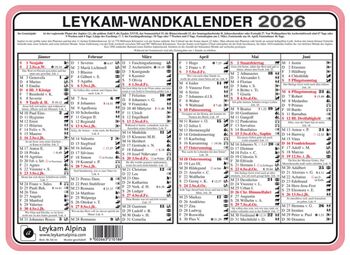 Wandkalender A4