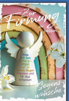 Bill. Firmung Engel/Spruch