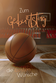Bill. Geburtstag Basketball