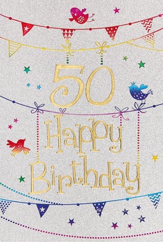 Bill. Fixzahl Glitter  50