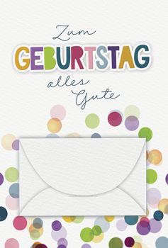 Bill. Geburtstag Geld