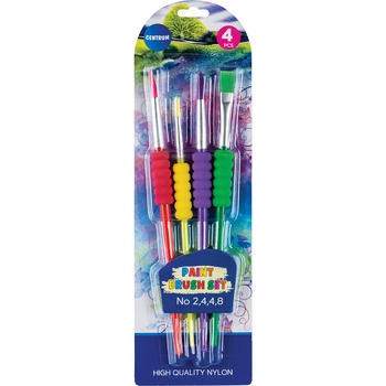 Pinsel-Set Nylon 4 teilig