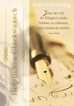 Bill. Geburtstag Füllhalter