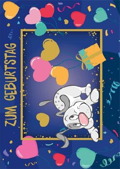 Bill. Geburtstag Kinder quer
