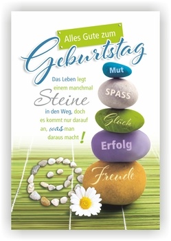Bill. Geb.Steine/Spruch
