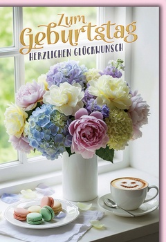 Bill. Geburtstag Blumenstrauß