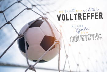 Bill. Geburtstag Fußball