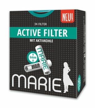 Marie Aktivkohlefilter 6mm