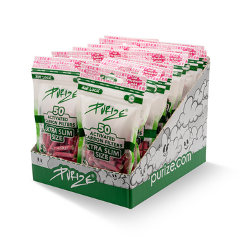 PURIZE® Aktivkohlefilter pink