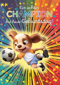 Bill. Geburtst. Kinder Fußball