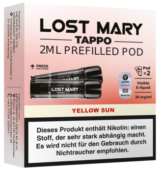 LM Tappo Pods 2er Yellow Sun