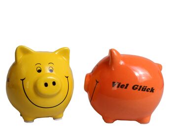 Sparschwein Smiley 9 cm