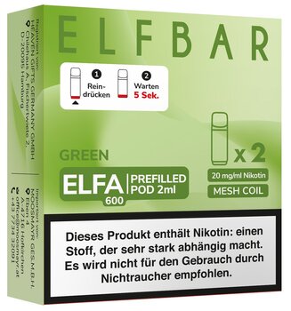 ELFA Pods Green