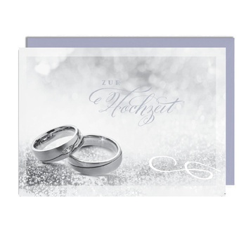 Bill. Vermählung Ringe quer