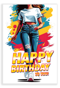 Bill. Geburtstag Jugend Girl