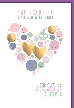 Bill. Vermählung Smiley-Herz