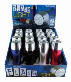 Taschenlampe Metall 9 LED