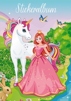 Sticker Album A5 Einhorn