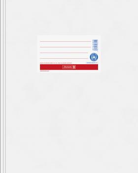 Papier Heftschoner Quart weiss