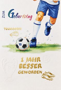 Bill. Geburtstag Fußball