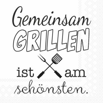 Servietten 33/33 Amb. Grillen