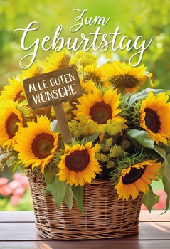 Bill. Gebtg. Sonnenblumen