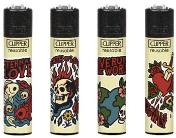 Clipper Fzg. New School Skulls