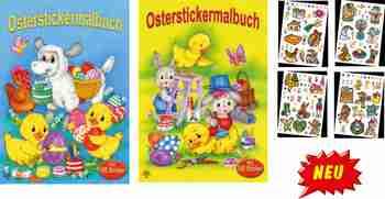 Oster Stickermalbuch 2 Mot.