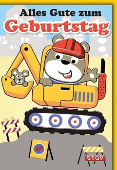 Bill. Geburtstag Kinder/Bagger