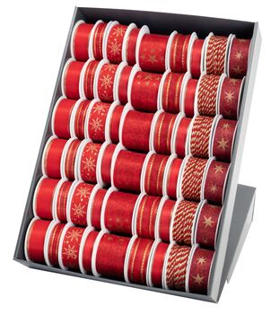 Zierband Display Spulen/54