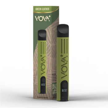 VOVA+  Vaporizer Green Leather