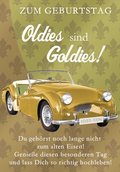 Bill. Geburtstag Oldtimer