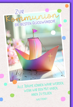 Bill. Kommunion Boot