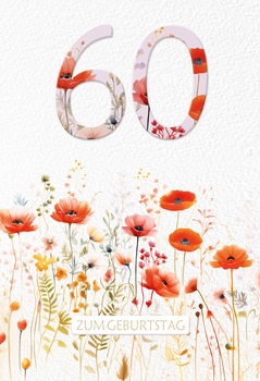 Bill. Fixzahl Blumen 60