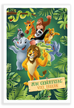Bill. Geburtstag Kinder Jungle