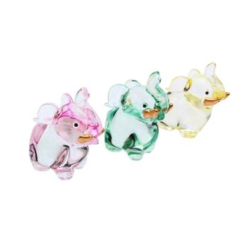 Glas Elefant 3,3 cm