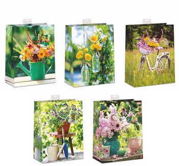 GT Blumen 5 Dess. sort.   L
