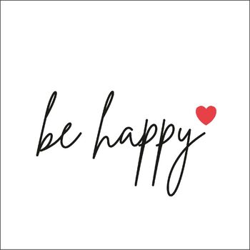 Servietten 33/33 P&D be happy