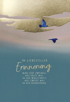 Bill. Trauer Spruch modern