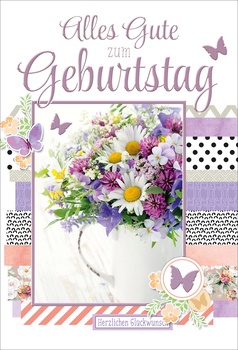 Bill. Geburtstag Blumen