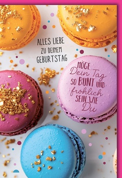Bill. Geburtstag Macaron