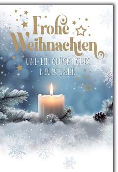 Whn. Bill. Kerze/Schnee
